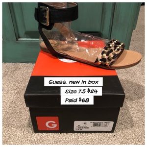 Guess leopard sandal